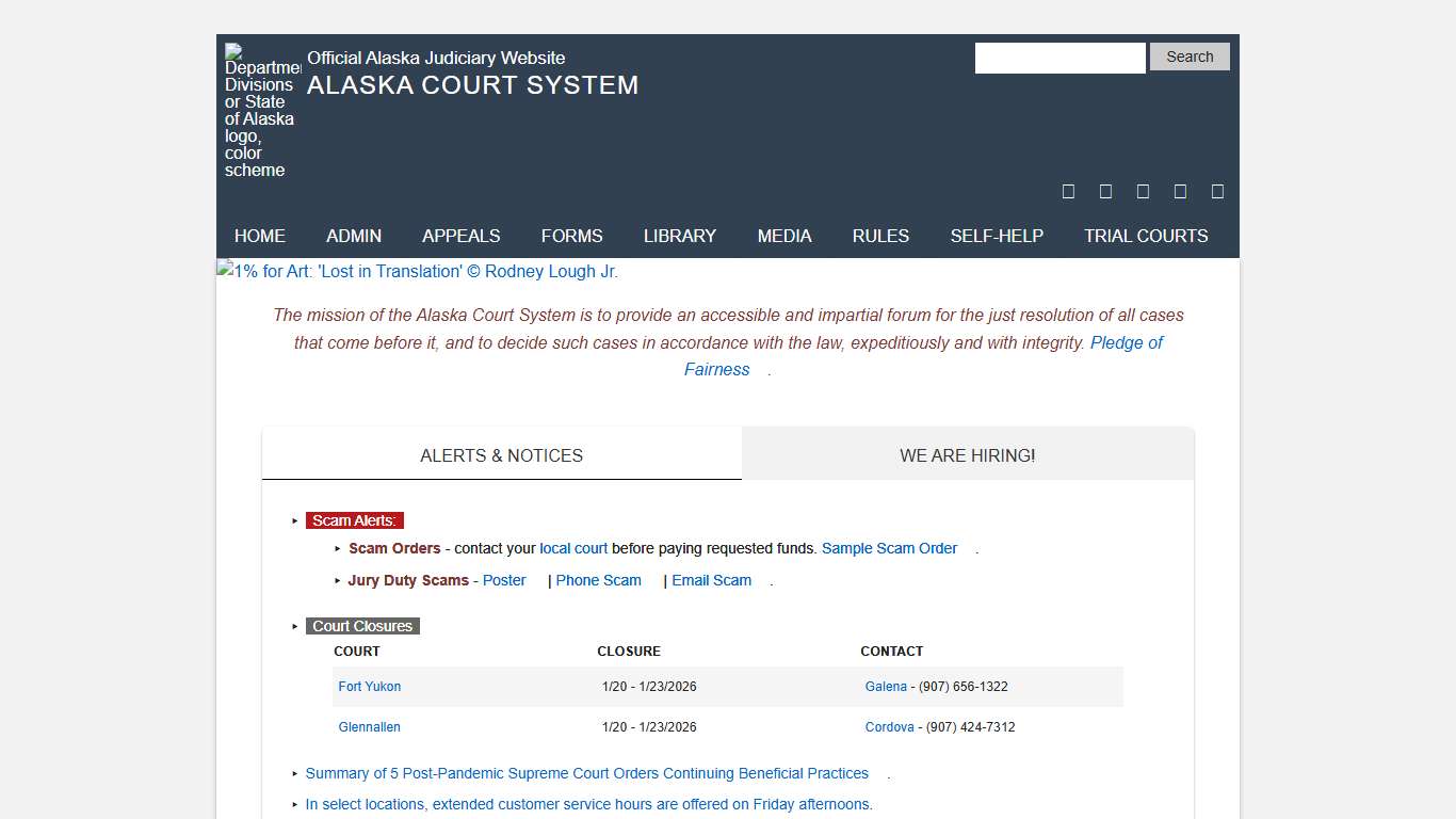 Home Page - Alaska Court System